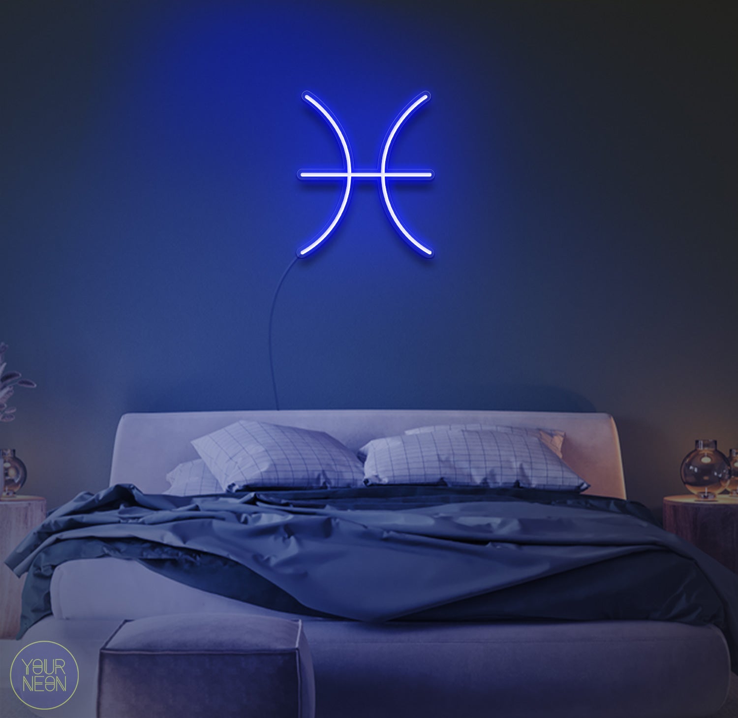 Vissen II Sterrenbeeld - LED neon lamp