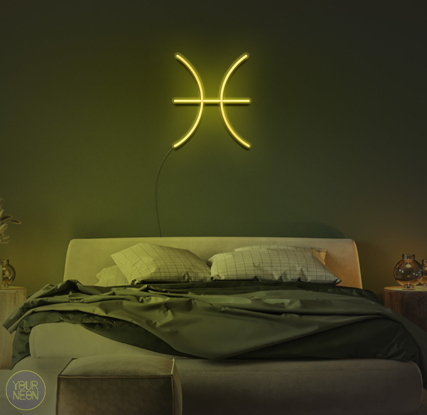 Vissen II Sterrenbeeld - LED neon lamp
