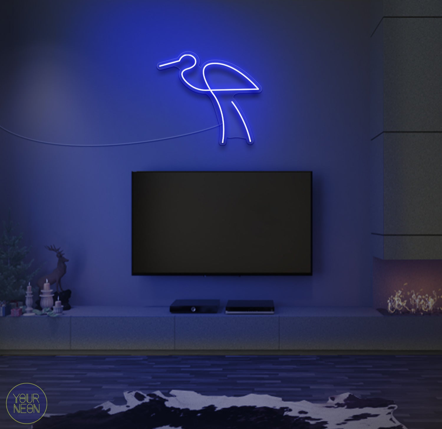 Vogel Dieren - LED neon lamp