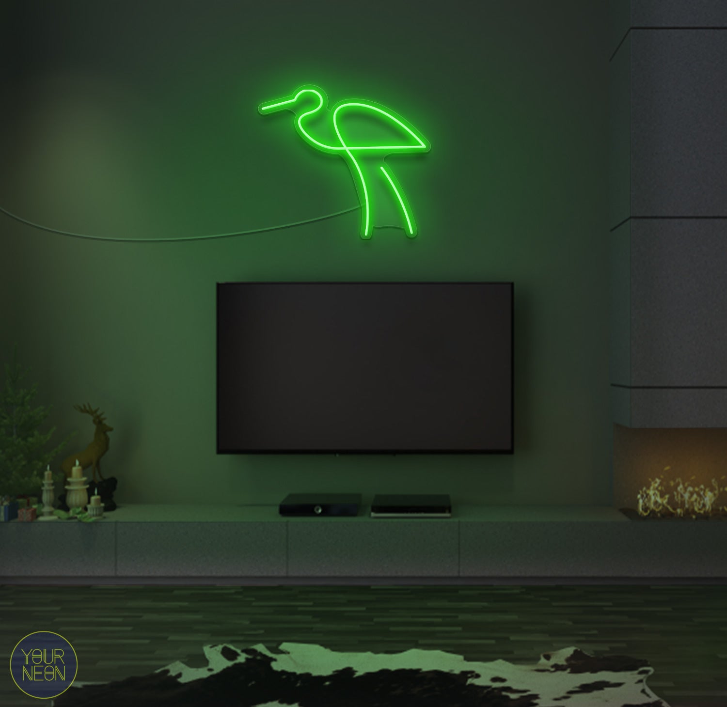 Vogel Dieren - LED neon lamp