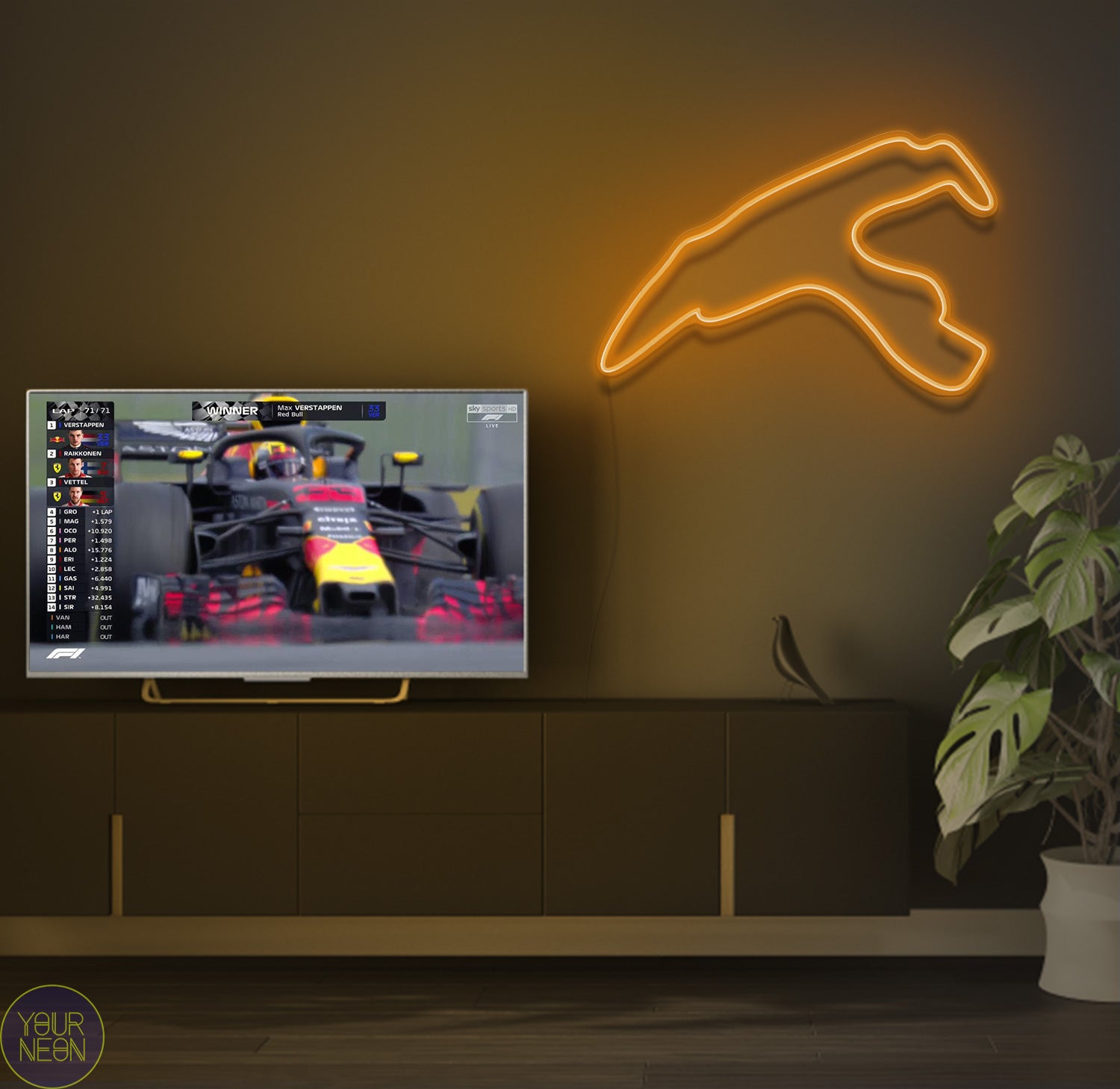 Belgische Grand Prix Circuit Spa-Francorchamps, Stavelot - LED neon lamp