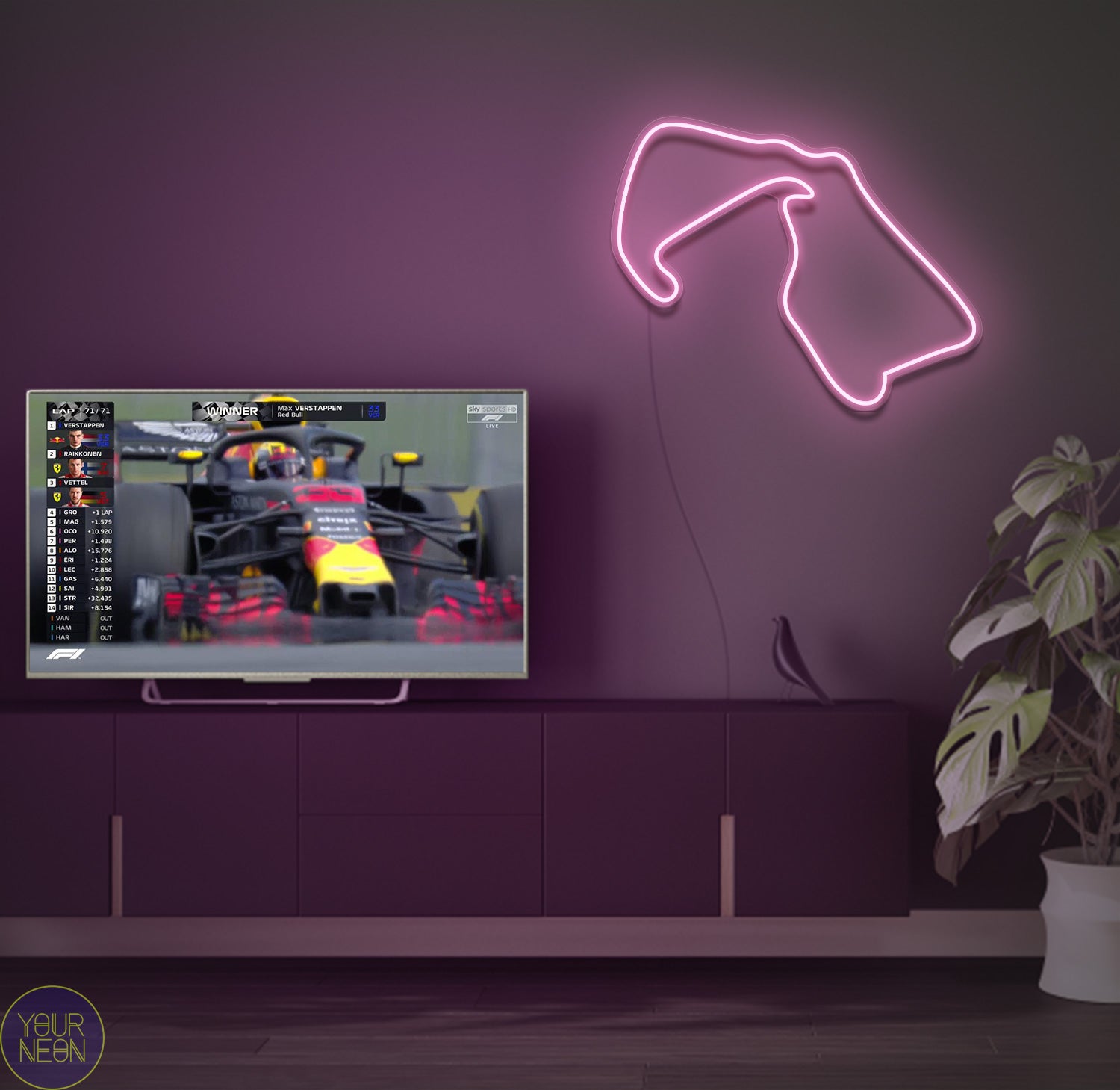 Britse Grand Prix Silverstone Circuit, Towcester - LED neon lamp