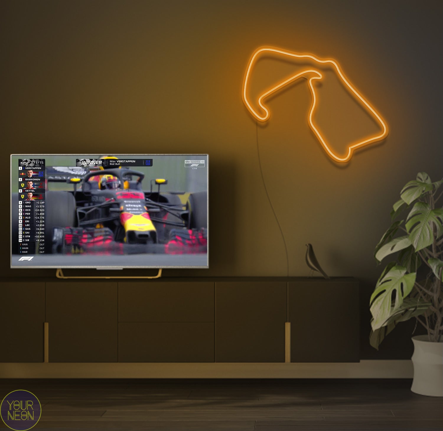 Britse Grand Prix Silverstone Circuit, Towcester - LED neon lamp