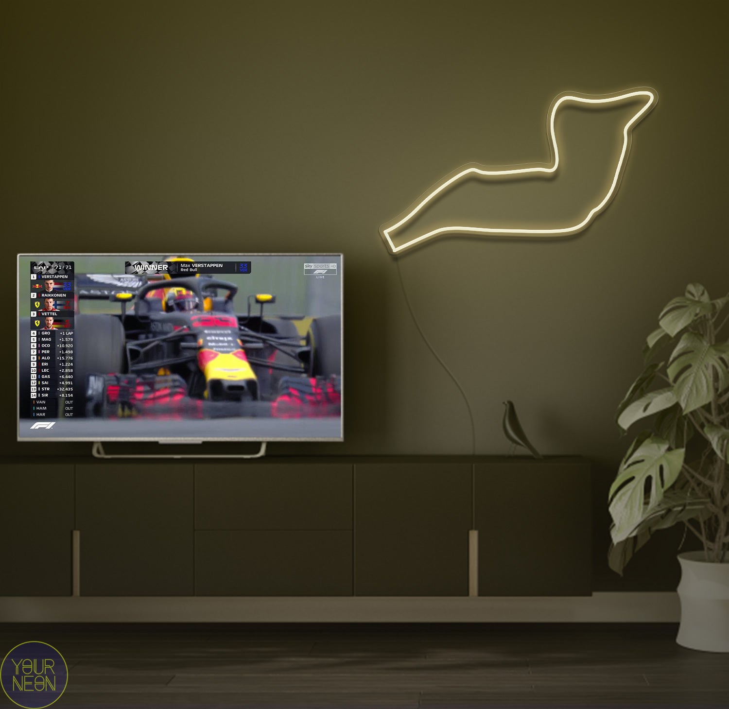 Emilia Romagna Grand Prix Autodromo Enzo e Dino Ferrari, Imola - LED neon lamp