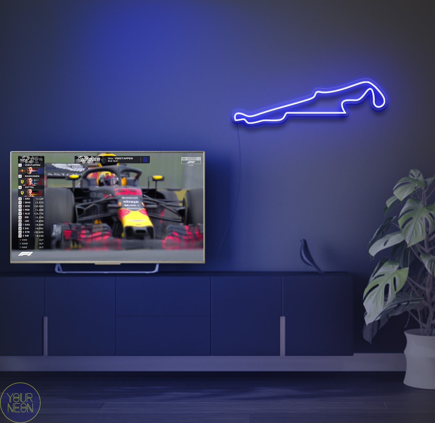 Franse Grand Prix Circuit Paul Ricard, Le Castellet - LED neon lamp