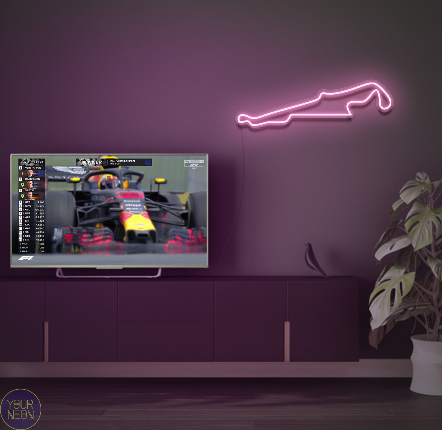 Franse Grand Prix Circuit Paul Ricard, Le Castellet - LED neon lamp