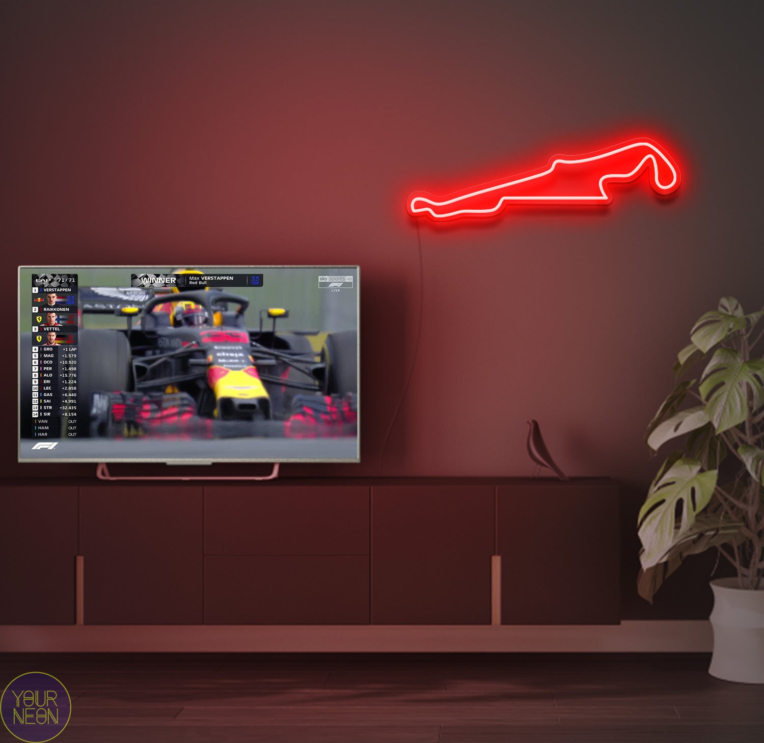 Franse Grand Prix Circuit Paul Ricard, Le Castellet - LED neon lamp