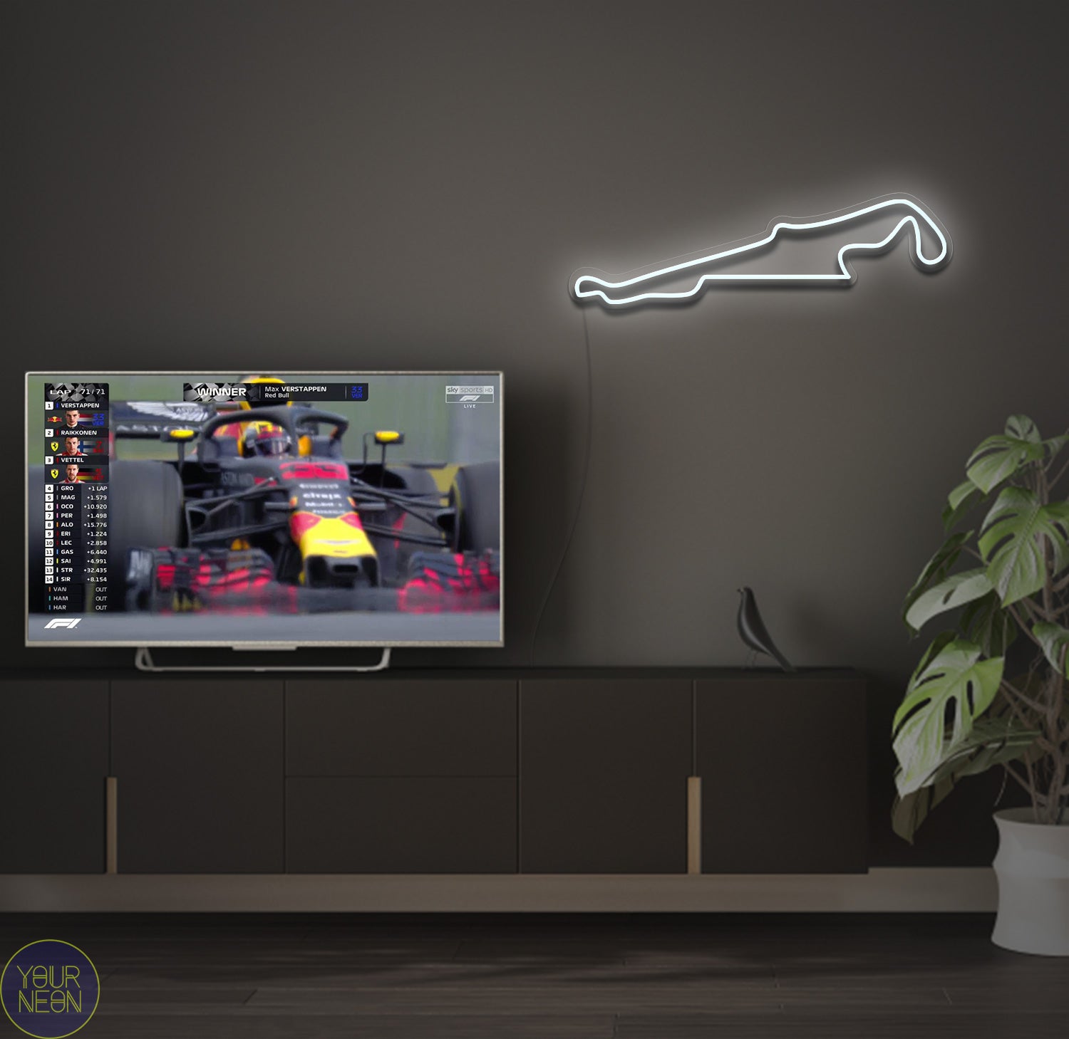 Franse Grand Prix Circuit Paul Ricard, Le Castellet - LED neon lamp