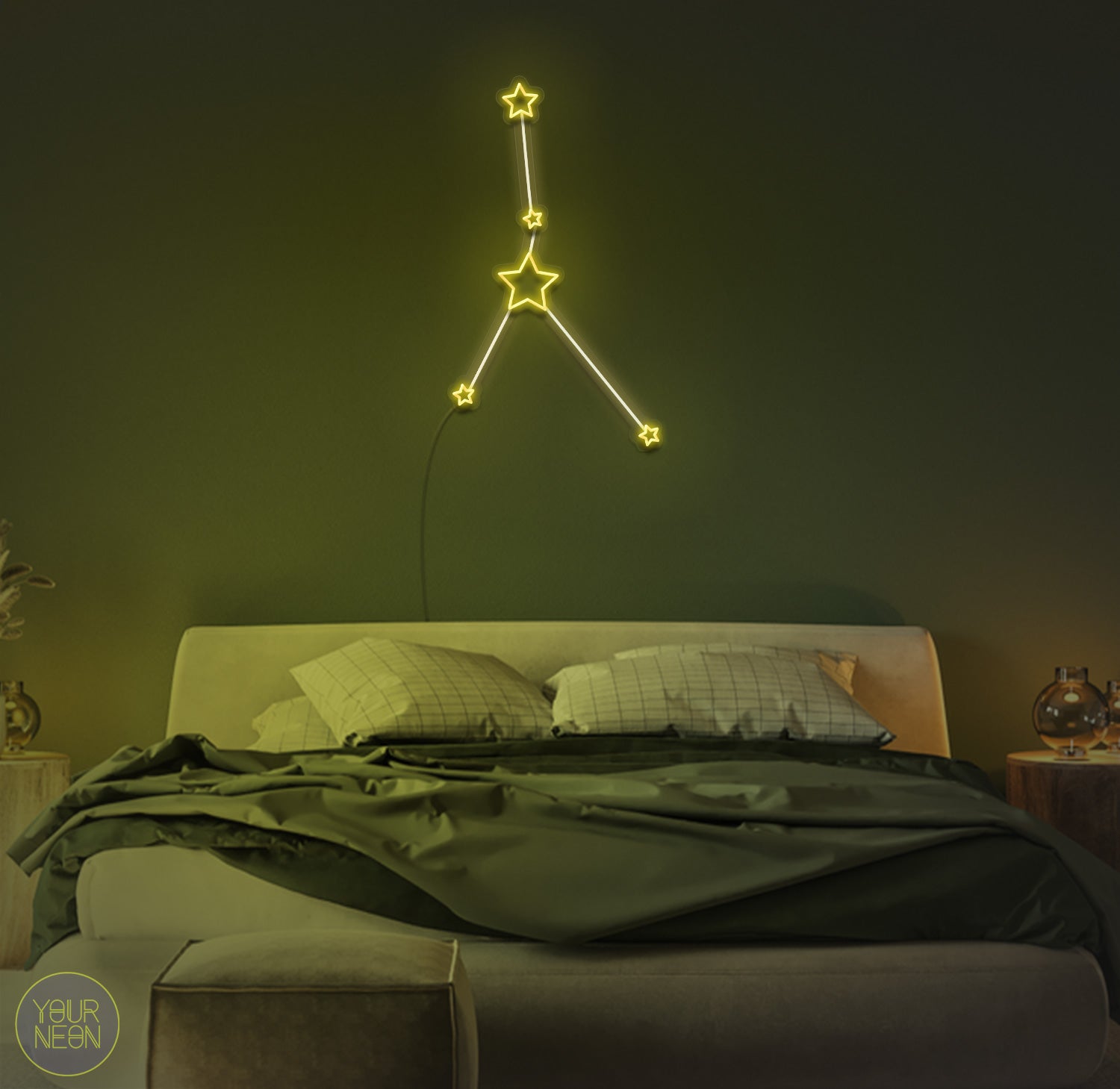 Kreeft I Sterrenbeeld - LED neon lamp