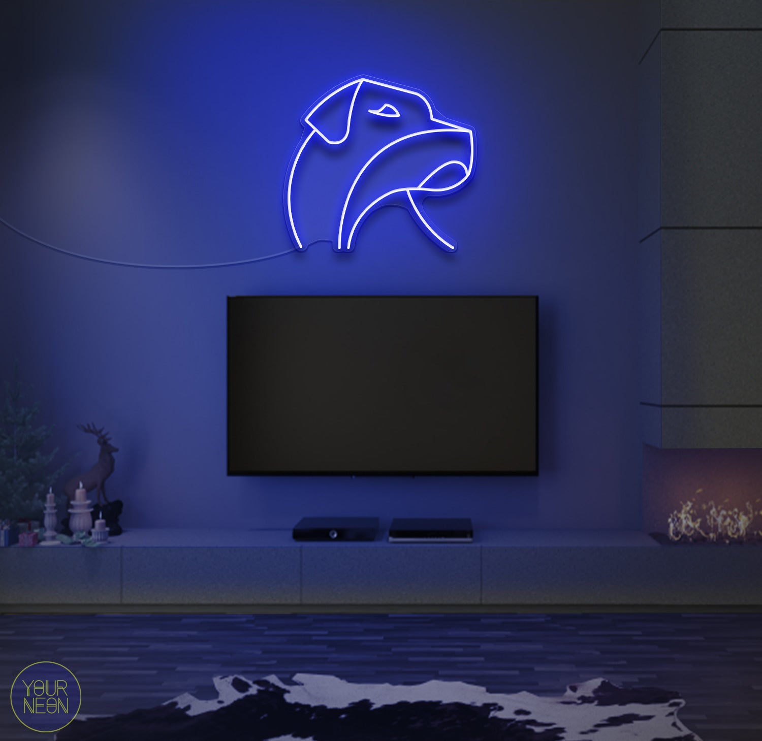 Labrador Dieren - LED neon lamp