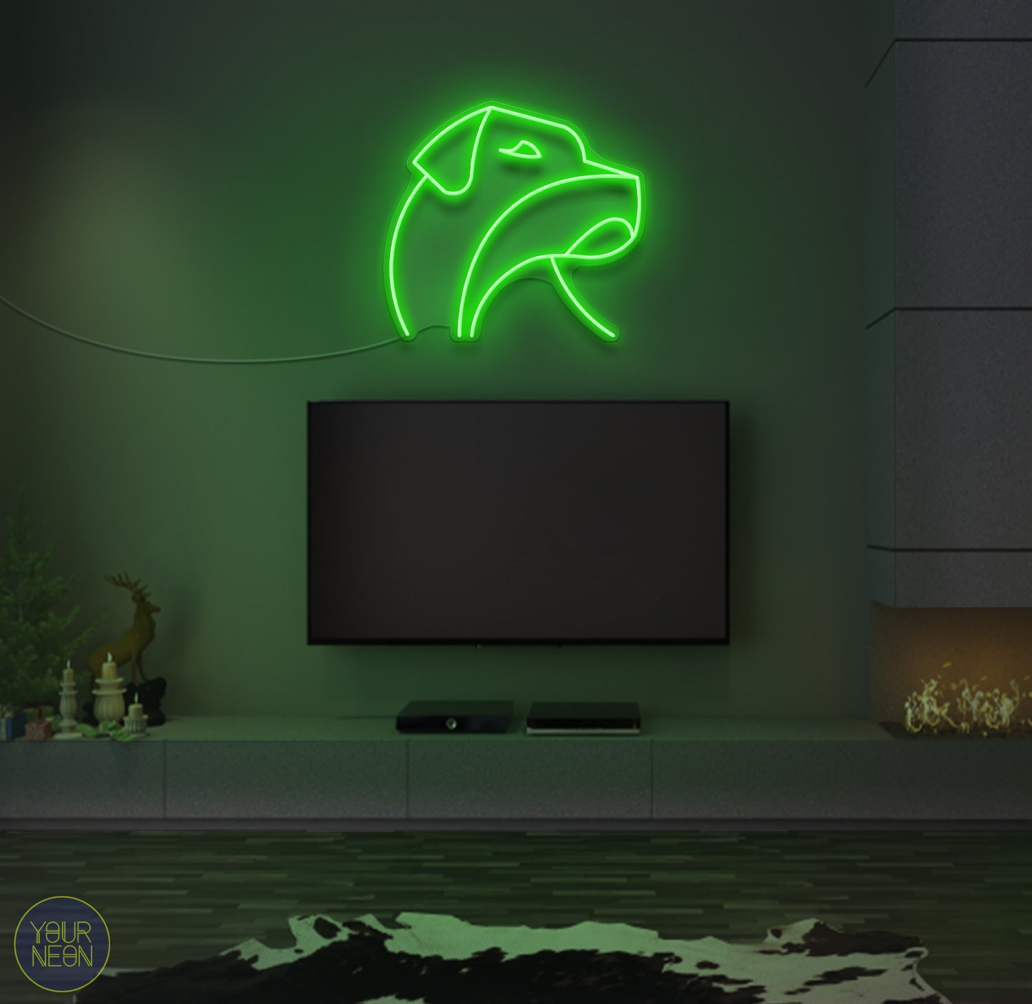 Labrador Dieren - LED neon lamp