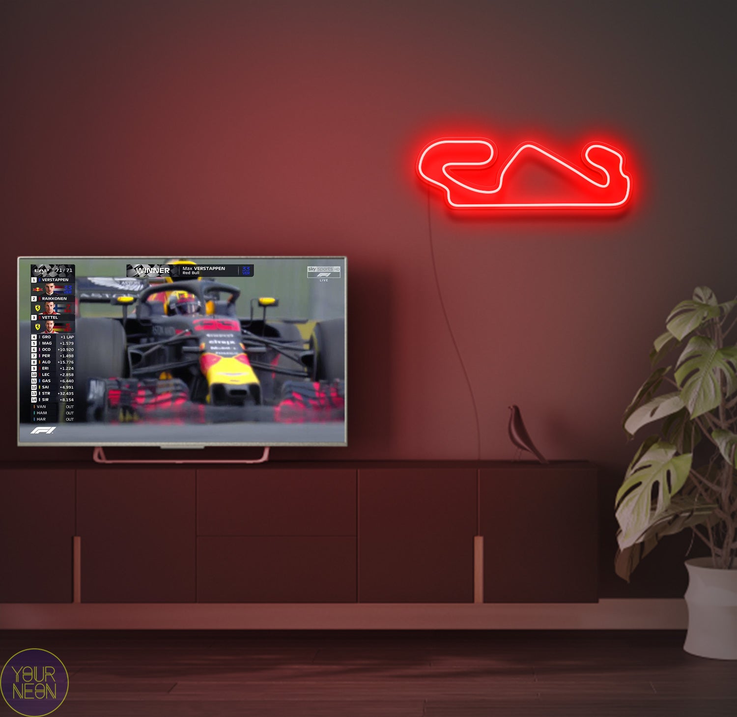 Spaanse Grand Prix Circuit de Barcelona-Catalunya, Barcelona - LED neon lamp