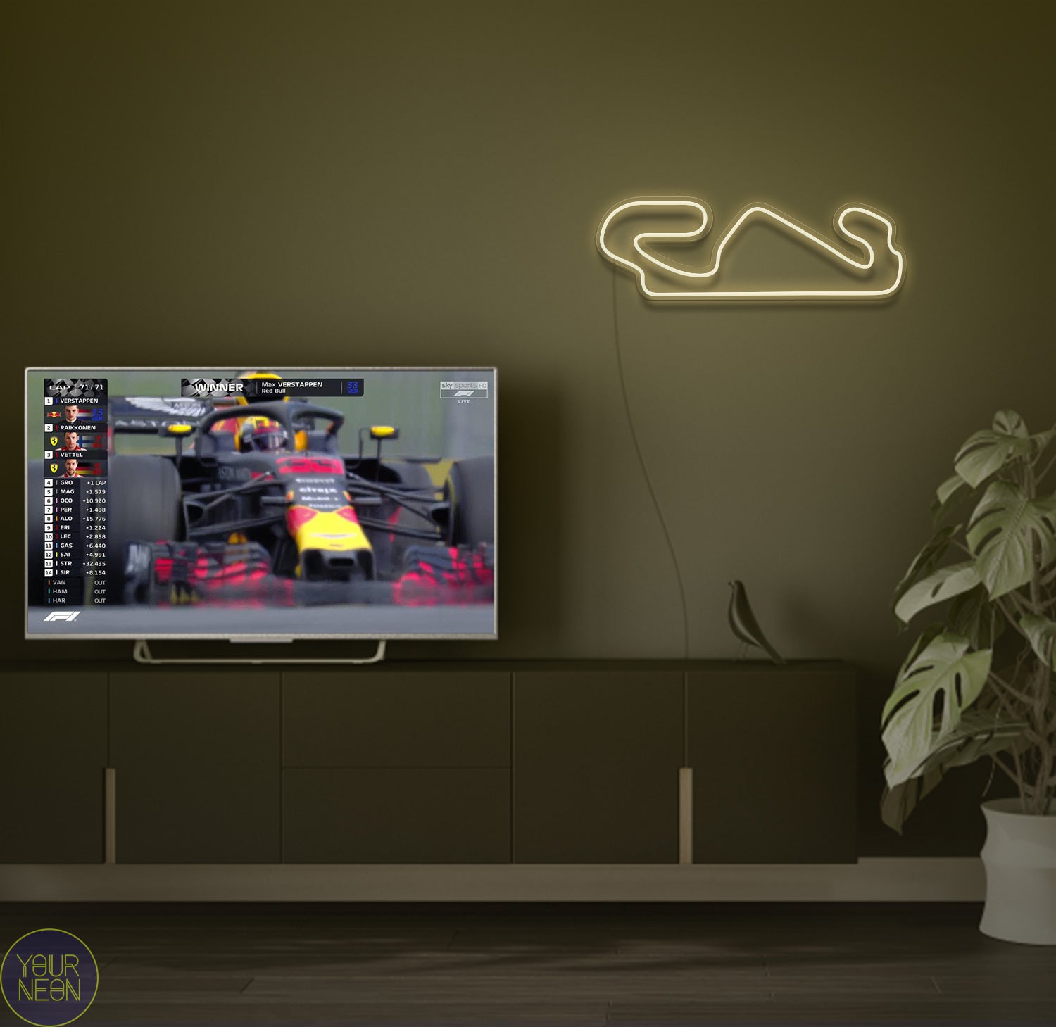 Spaanse Grand Prix Circuit de Barcelona-Catalunya, Barcelona - LED neon lamp