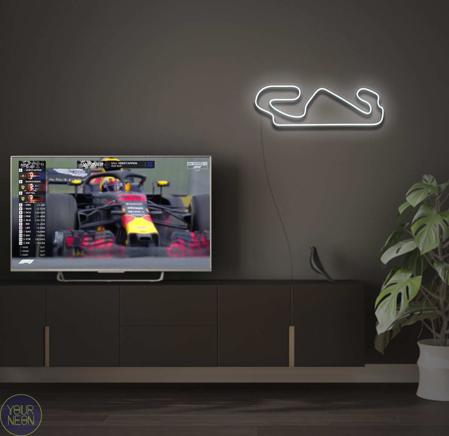 Spaanse Grand Prix Circuit de Barcelona-Catalunya, Barcelona - LED neon lamp