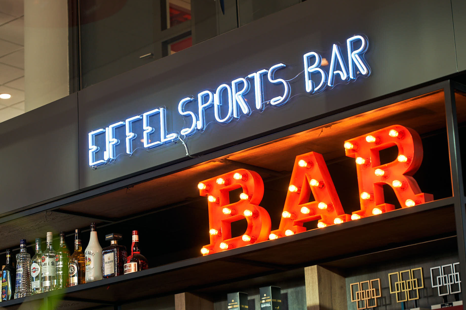 eiffel sports bar your neon